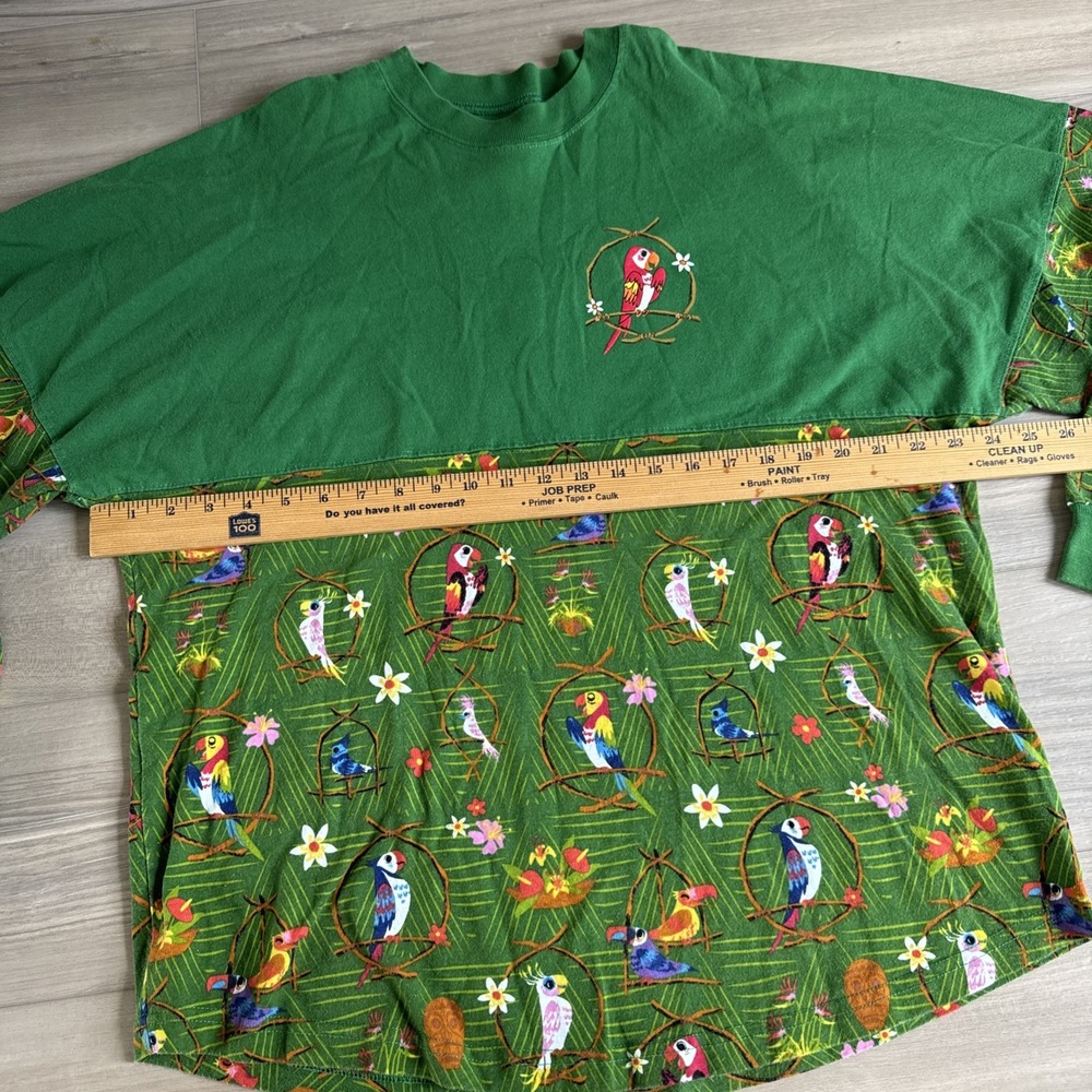 Disneyland Spirit Jersey Enchanted Tiki‎ Room Toucan Tropical Size Medium DISNEY - Picture 3 of 7